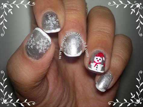 Christmas Nail Art Snowman Tutorial