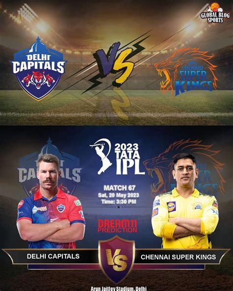 Delhi Capitals Vs Chennai Super Kings Ipl 2023 Match