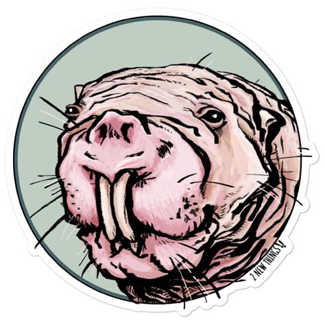 Naked Mole Rat Vinyl Stickers 2 New Things