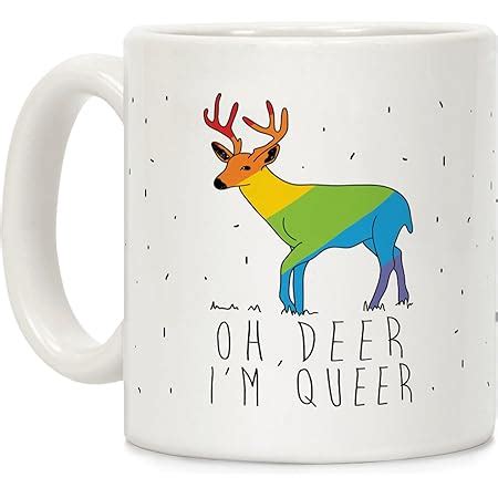 Amazon Rainbow I M So Gay Slant Mug Oz Home Kitchen