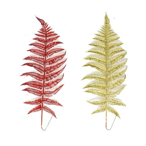 Christmas Decoration Supplies Simulation Crafts Color Leaf Christmas ...