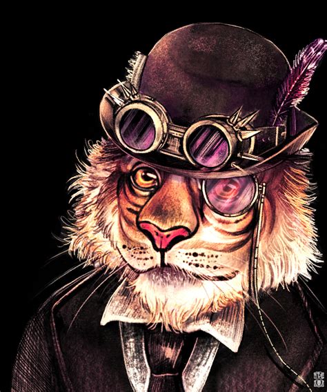 Steampunk Tiger By Umbhowl On Deviantart