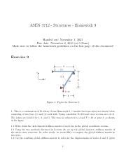 Structures Homework 9 Truss Structure Analysis And Global Course Hero