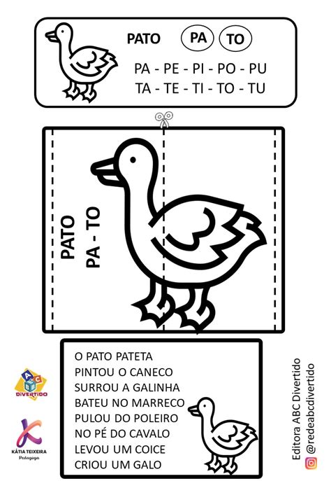 Atividades O Poema O Pato EDUCA