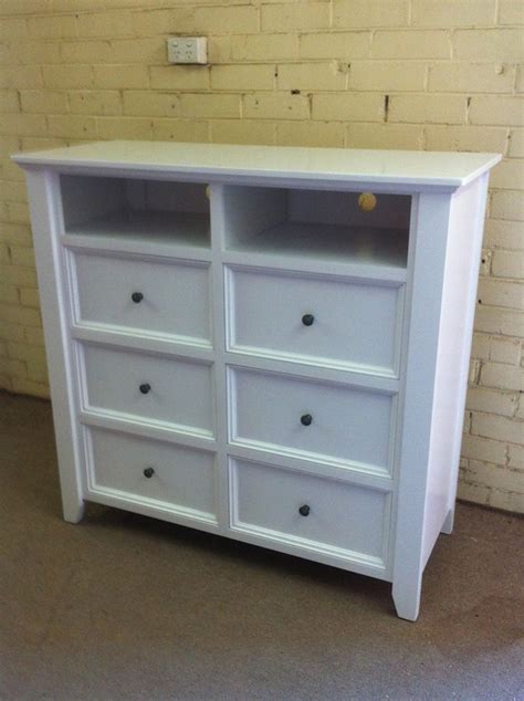 White Tallboys & Bedsides - Granville Timber Furniture - Custom made ...