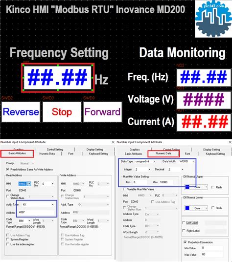 Hmi Kinco Modbus Rtu Inovance Md Tutorial Plc