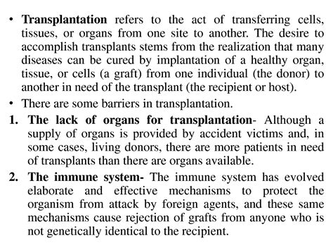 Solution Im Transplantation Immunology Ppt Studypool