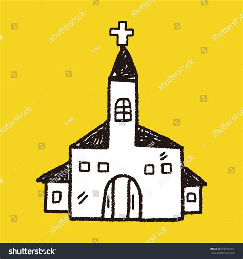 Church Doodle Stock Illustration 298999967 Shutterstock