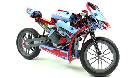 Lego Technic 42036 Street Motorcycle Speed Build And Review Youtube