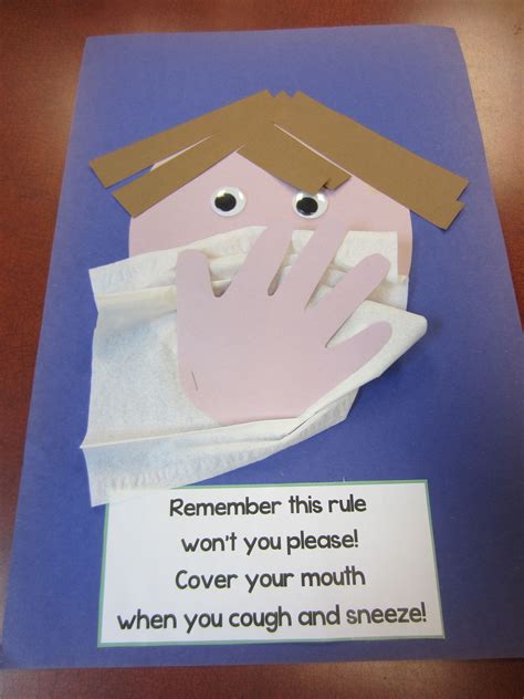 Coughs And Colds Craft Germs Activities Hygiene Activities Preschool