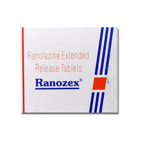 Generic Ranexa ER 500mg Online, Ranolazine ER Over The Counter Tablets