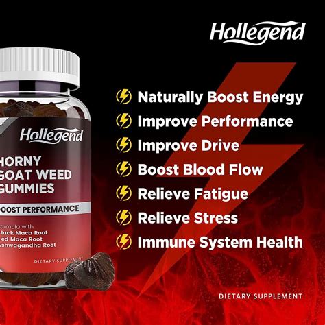 Horny Goat Weed Gummies Mg For Men Women New Formula With Maca