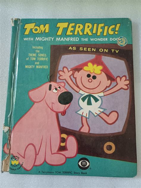 Tom Terrific Mighty Manfred Wonder Dog Cbs Terrytoons 1958 703 Capt