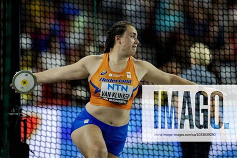 Budapest Jorinde Van Klinken In Action In The Final Of The Discus