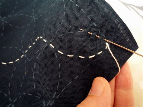 La Technique De La Broderie Japonaise Sashiko Plumetis Magazine