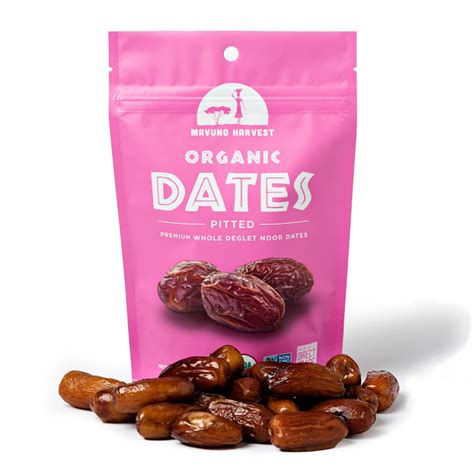 Mavuno Harvest Organic Dates Pitted 4oz Terra Powders