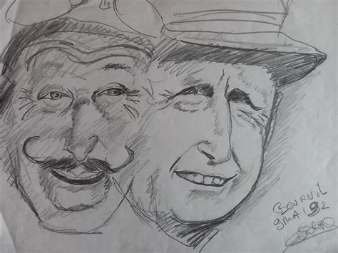 Dessin Double Bourvil