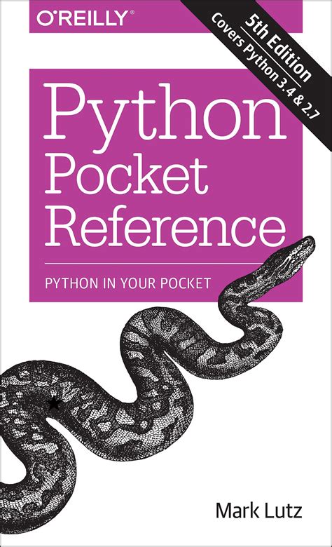 Python Pocket Reference En Anglais