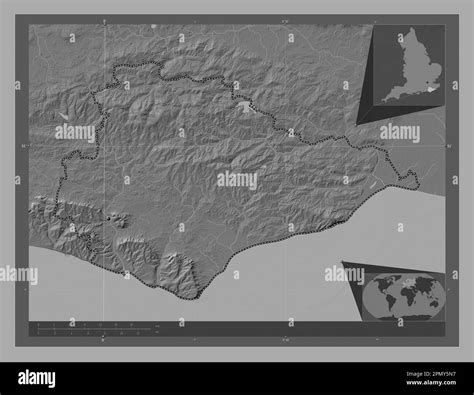 East Sussex Administrative County Of England Great Britain Bilevel