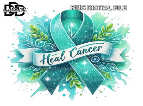 Teal Awareness Ribbon Png Graphic By Dynamic Dimensions · Creative Fabrica