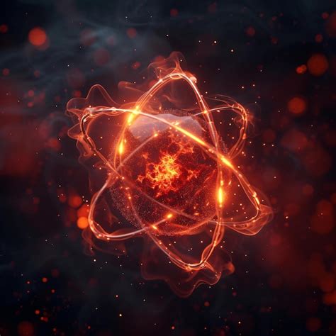 Modèle Nucléaire Atomique Noyau Nanostructuré Le Noyau D un Atome