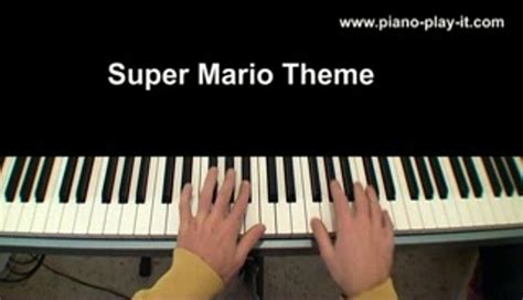 Super Mario Theme Piano Tutorial Video Dailymotion