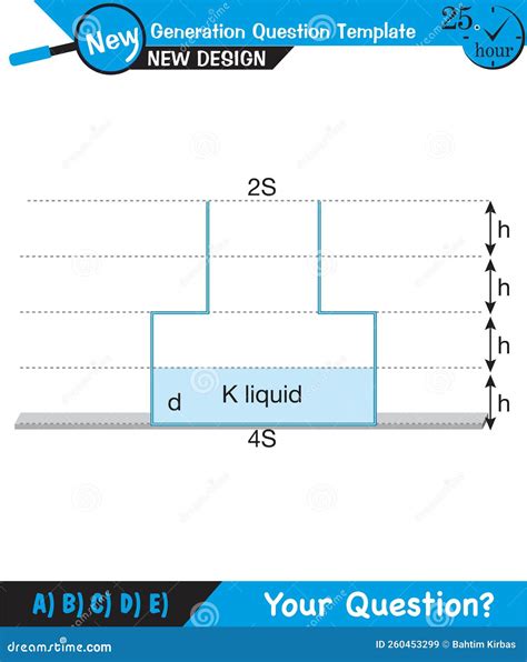 Archimedes Principle Infographic Diagram Experiment Vector Illustration