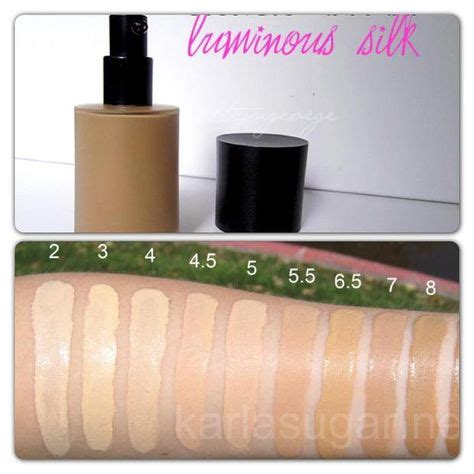 GiorgioArmani Luminous Silk Foundation Swatches 5 5 Summer Shade