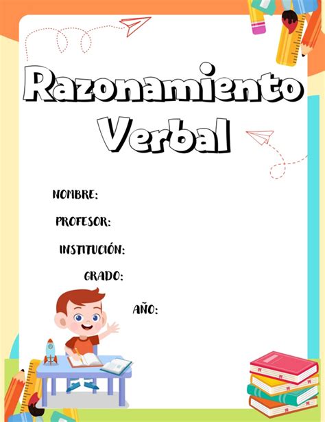 Caratulas De Razonamiento Verbal Razonamiento Verbal Caratulas Para