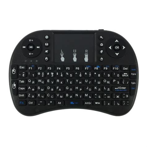 Беспроводная мини клавиатура русская с тачпадом UKC i8 2.4G для Smart ...