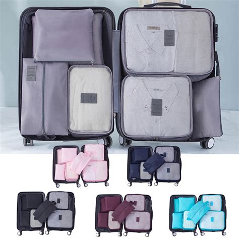 Xuniizn Packing Cubes, Compression Packing Cubes for Travel (7-Piece ...