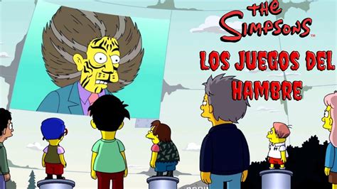 Los Simpson Los Juegos Del Hambre YouTube