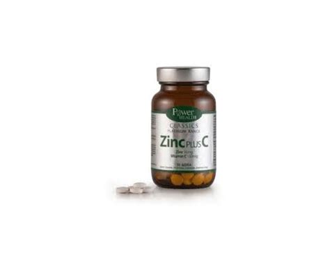 Power Health Classics Platinum Range Zinc Plus C