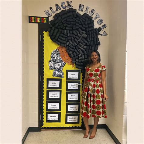 Pin By Jacquelynn Abamu On Classroom Door Ideas In 2021 Honoring Black History Month Black