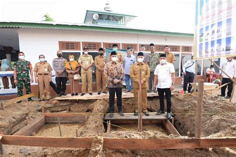 Bupati Ketapang Letakkan Batu Pertama Pembangunan Masjid Babul Jannah