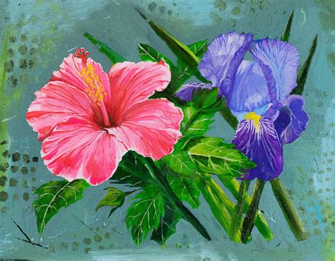 Hibiscus Flower Painting