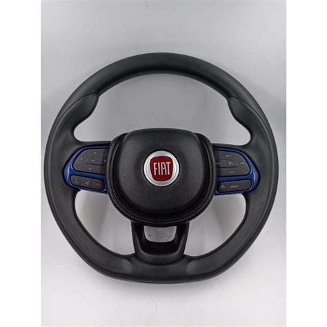 Volante Esportivo Fiat Argo Preto Para Palio O Cubo S Comandos