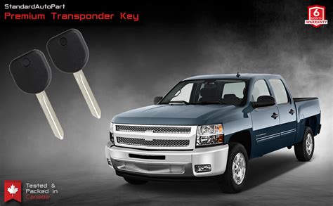 Standardautopart Premium Transponder Chip Ignition Car Key Compatible