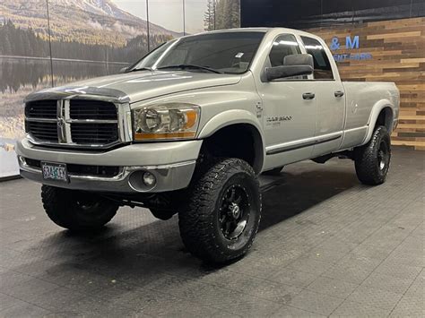 2006 Dodge Ram 3500 Slt Bighorn 4x4 5 9l Diesel 6 Speed Lifted 1 Ton 5 9l Cummins Diesel