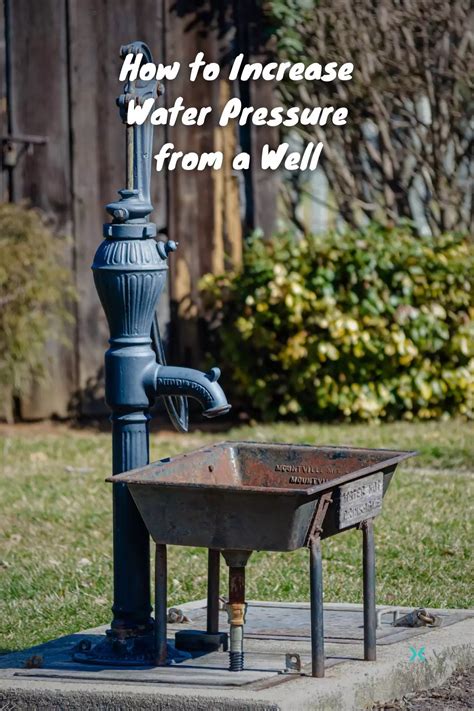 How To Increase Water Pressure From A Well Phyxter Home Services