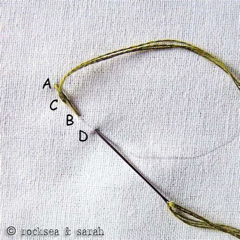 How To Do Outline Stitch Sarahs Hand Embroidery Tutorials