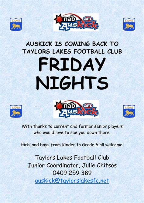 Club News Taylors Lakes Sportstg