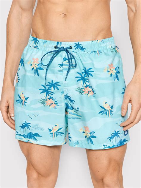 Quiksilver Badeshorts Everyday Scenic Eqyjv Blau Regular Fit