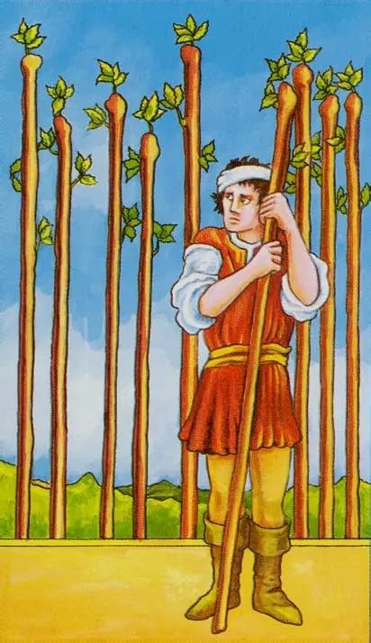 Buławy Znaczenie kart Tarota Tarot Online