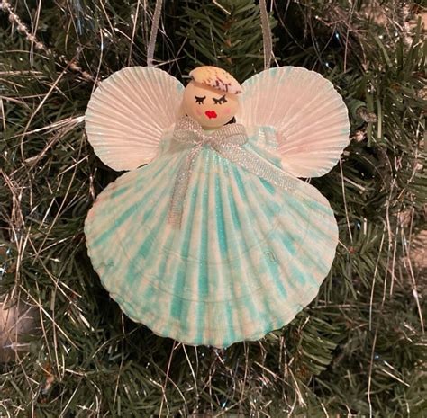 Seashell Angel Ornament Etsy