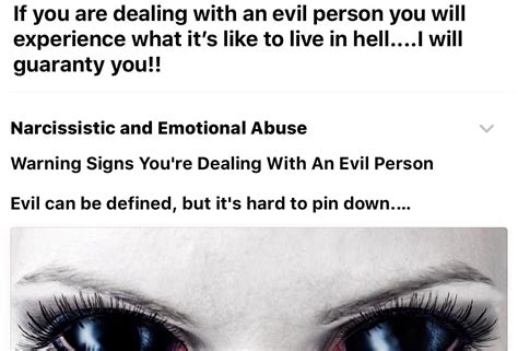 12 Warning Signs That You Are Dealing With An Evil Person Artofit