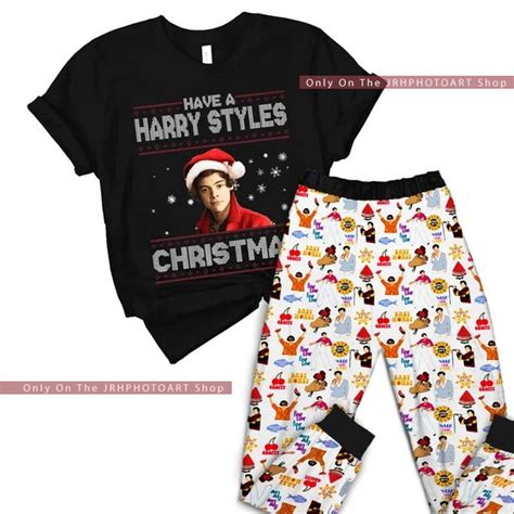 Harry Styles Pajamas Harry Styles Pajamas T For Christmas Etsy