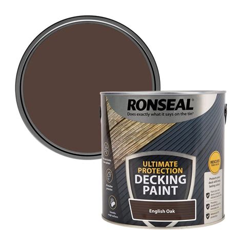 Ronseal Ultimate Protection Decking Paint English Oak 25l