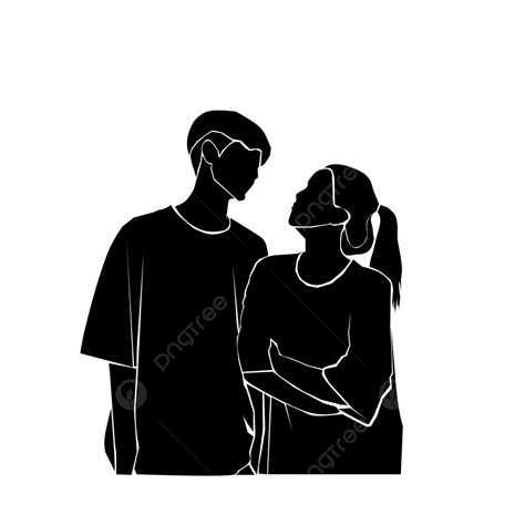 Design Png E Svg De Amor De Silhueta De Casal NBKomputer