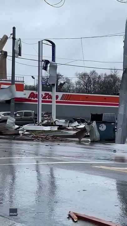 Possible Tornado Leaves Trail Of Destruction In Hopkinsville Kentucky